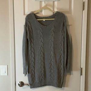 Old Navy gray sweater dress size medium